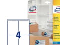 Miniatyrbilde 3 av 3: Avery - Hvit - 99.1 x 139 mm 100 etikett(er) (25 ark x 4) adresselapper
