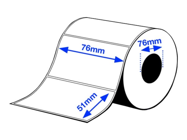 Epson Premium - Polypropylen (PP) - matt - permanent akryl-adhesiv - 76 x 51 mm 13860 etikett(er) (6 rull(er) x 2310) boks - stanseskårne etiketter