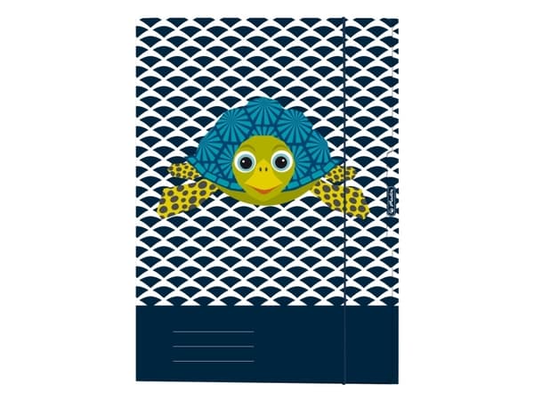 Herlitz 50040858, Konvensjonell filmappe, A4, Flerfarget, Portrett, Elastisk bånd, 1 stykker