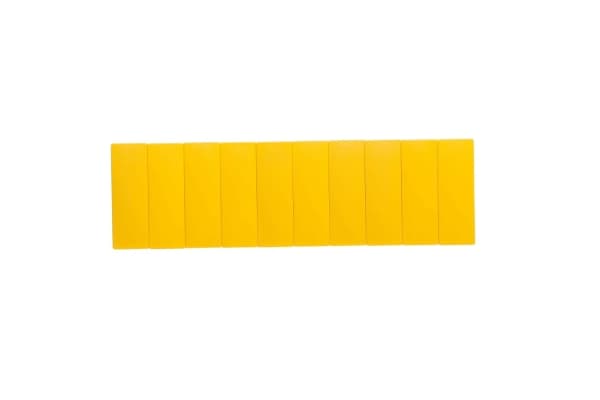 MAUL HEBEL kiinteä magneetti, tartuntavoima: 1,0 kg, keltainen Suorakulmainen magneetti: 54 x 19 mm, valmistettu murtumattomasta muovista (61650-13)