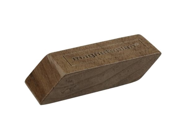 Magnetoplan Magnet Design Wood Magnets (L x B x H) 60 x 20 x 13 mm rechteckig Walnuss 4 St. (1665251)