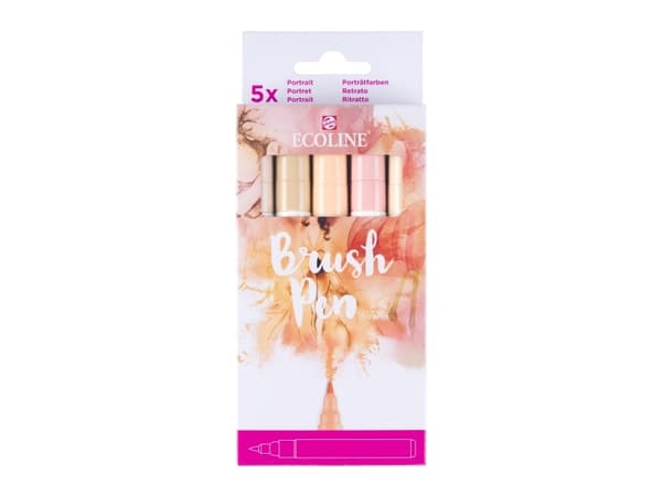 Ecoline Brush Pen set Portrait | 5 colours