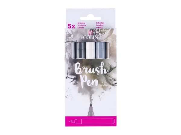 Ecoline Brush Pen set Shadow| 5 colours