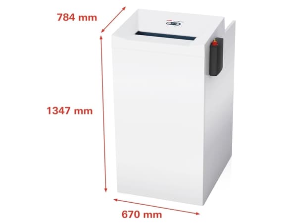 HSM Pure 740 max dokumentförstörare, 240 l, 4,5x30 mm