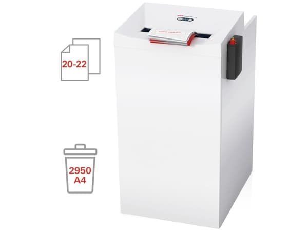 HSM Pure 740 max dokumentförstörare, 240 l, 4,5x30 mm