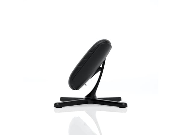 noblechairs NBL-FR-PU-BLK, Svart, Gjuten aluminium, Tyg, Skum, Plast, 0 - 45°, 490 mm, 400 mm, 450 mm