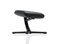 Miniatyrbild 2 av 5: noblechairs NBL-FR-PU-BLK, Svart, Gjuten aluminium, Tyg, Skum, Plast, 0 - 45°, 490 mm, 400 mm, 450 mm