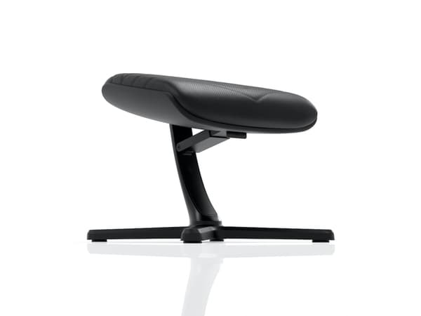 noblechairs NBL-FR-PU-BLK, Svart, Gjuten aluminium, Tyg, Skum, Plast, 0 - 45°, 490 mm, 400 mm, 450 mm