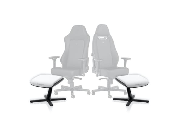 noblechairs fotstøtte 2 - White Edition