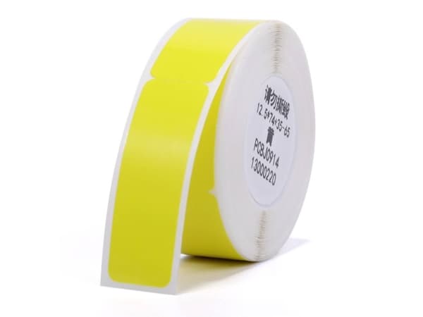 NIIMBOT Etiketter (rulle) 72 x 12.5 mm Gul 65 stk A2K18638301 Kabel-etiketter