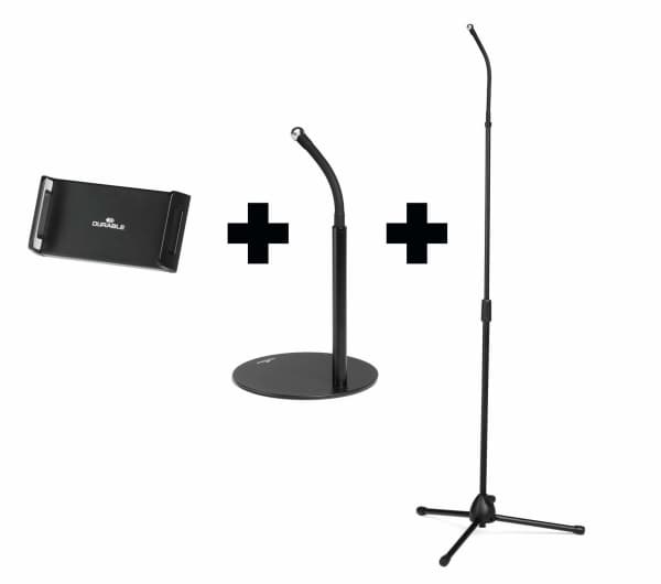 Durable TWIST COMBI, Mobiltelefon/smarttelefon, Plate / UMPC, Aktiv holder, Bord, Innendørs, Utendørs, Sort Sort