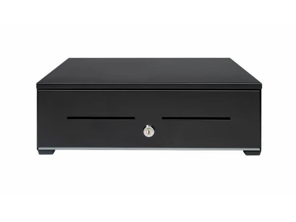 Safescan kontantskuff inHD-4142 Heavy Duty i svart 8 myntrom 8 seddelrom innlegg