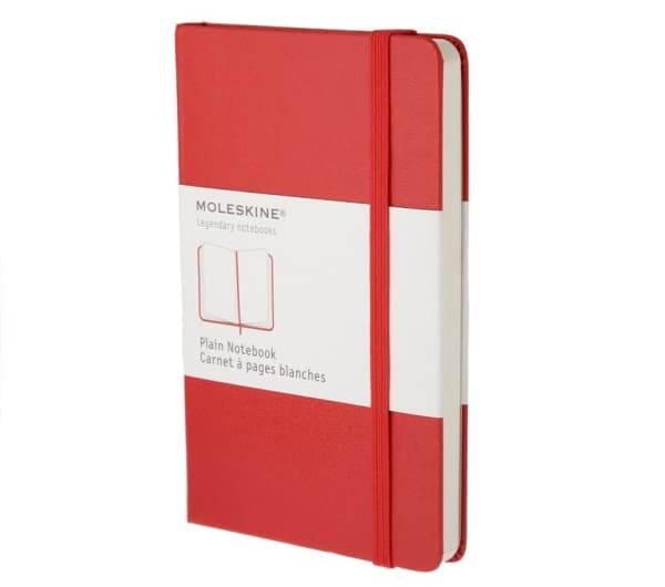 Moleskine Classic, Monokromatisk, Rød, 192 ark, 70 g/m², Innbundet (hardcover), Universell