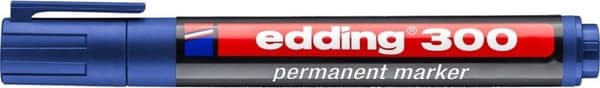 Edding Permanent Marker - 300 - Blå