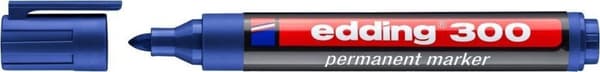 Edding Permanent Marker - 300 - Blå