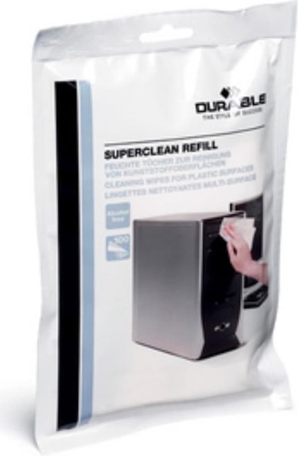 Holdbar 570802 Rengøringsservietter til plastik 100 stk.
