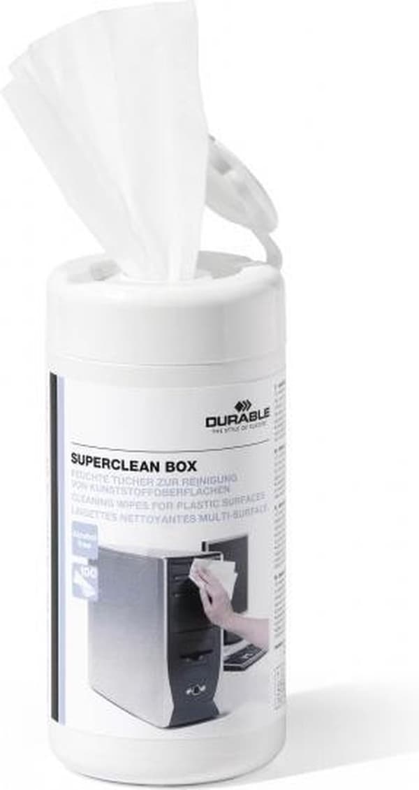 Holdbar 570802 Rengøringsservietter til plastik 100 stk.