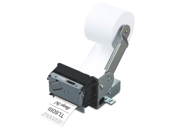 CUSTOM TL60III, termisk, POS-skriver, 203 x 203 dpi, 8 punkter, 200 mm/sek., 100 µm