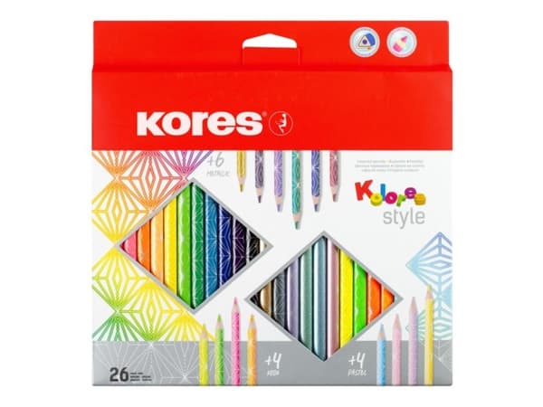 Kores Kolores Style, Multifärg, 26 styck