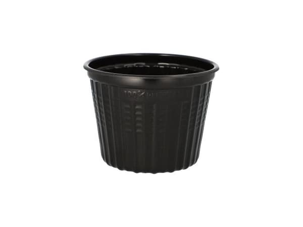 Papstar 25 Mehrweg-Suppenbecher 500 ml, Bolle, Rund, Polypropylen, Sort, Monokromatisk, 25 stykker