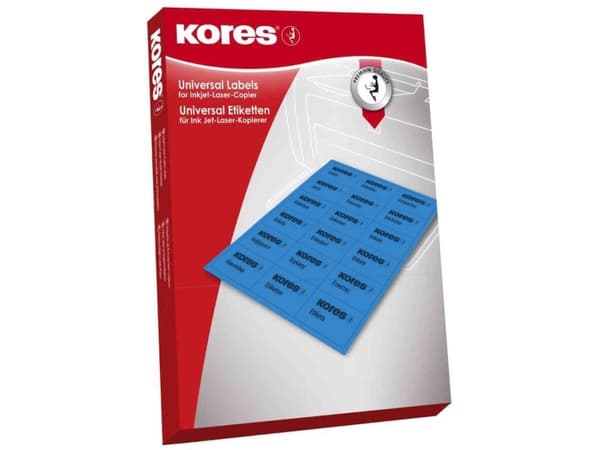 Kores L7042B, Blå, Universell, Rektangel, A4, Tyskland, Laser/Blekkskriver