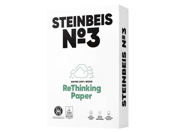 STEINBEIS No. 3 99900554 Universalskrivare kontorspapper DIN A4 80 g/m² 500 ark Vit