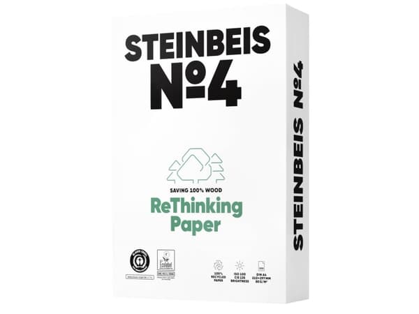 STEINBEIS No. 4 99900644 Universal tulostuspaperi toimistopaperi DIN A4 80 g/m² 500 arkkia Valkoinen