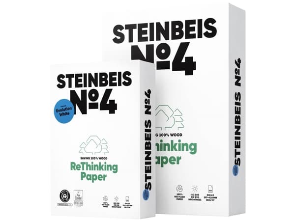 STEINBEIS No. 4 99900644 Universal tulostuspaperi toimistopaperi DIN A4 80 g/m² 500 arkkia Valkoinen