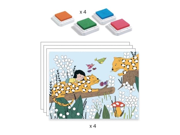 Djeco Drawing - Touch and Paint ( DJ09898 ) (39898) (39898)