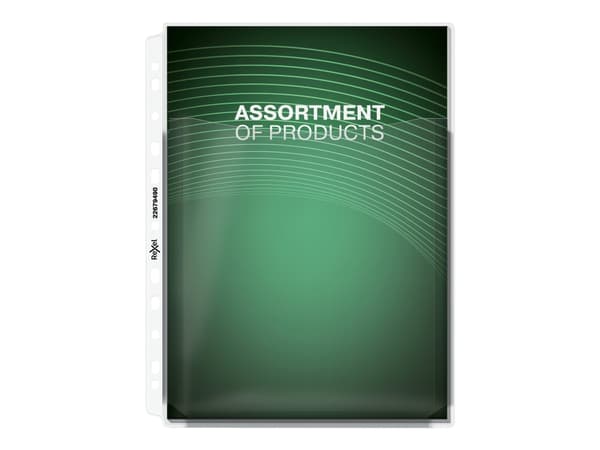 Rexel - Arkbeskytter - for A4 - kapasitet: 150 ark - teksturert, blank (en pakke 5)