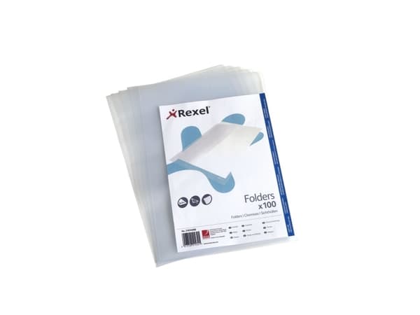 Rexel 21674090, 210 x 297 mm (A4), Gjennomsiktig, Polypropylen (PP), 221 mm, 312 mm, 25 mm