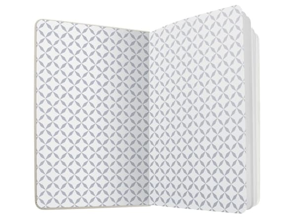 Sigel JN105, Mønster, Rosa, A5, 174 ark, Linjerte ark, Innbundet (hardcover)