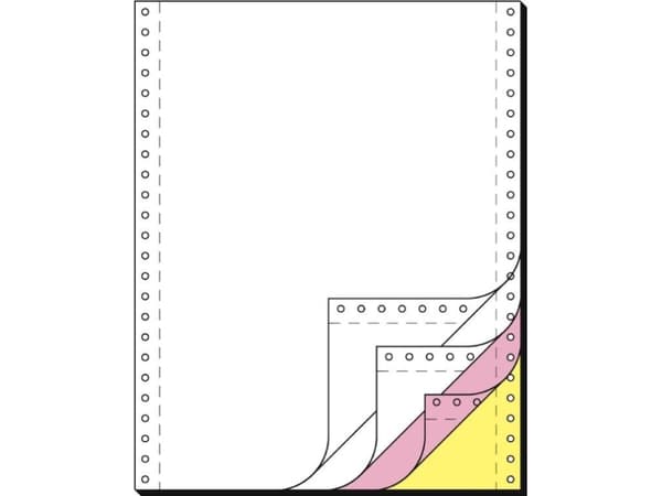 Sigel 33244, Universaali, A4 (210x297 mm), 60 g/m², Vaaleanpunainen, Valkoinen, Keltainen, ECF