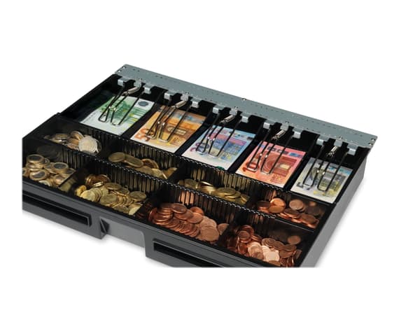 Safescan 4646-tray - Bricka till kassalåda - svart