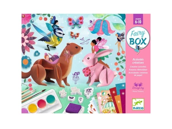DJECO Fairy Multi Craft Set, Children''s craft kit, 6 år, Flerfarget