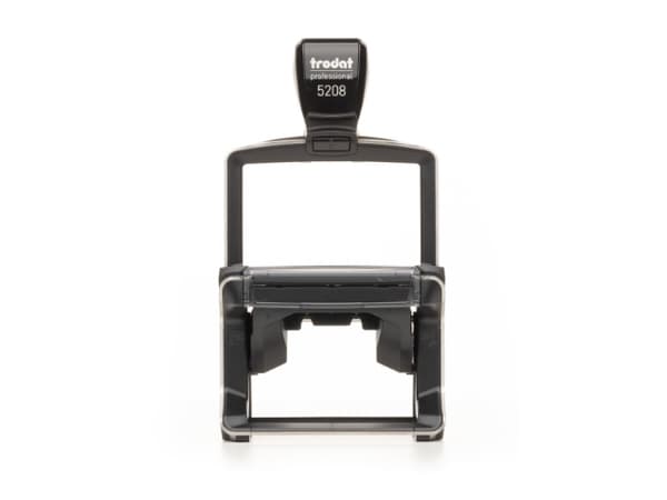 Trodat 5208, Gummi, 68 x 47 mm, Svart, Rostfritt stål, 1 styck