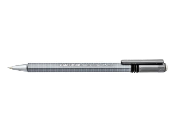 Staedtler Triplus Micro 774, Grå, Svart, B, 1,3 mm, Triangulær, Metall
