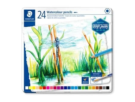 STAEDTLER 146 10C - Vannfargeblyant - assorterte farger (en pakke 24)
