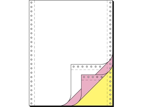 Sigel 33243, Universaali, A4 (210x297 mm), 600 arkkia, 60 g/m², Vaaleanpunainen, Valkoinen, Keltainen, ECF