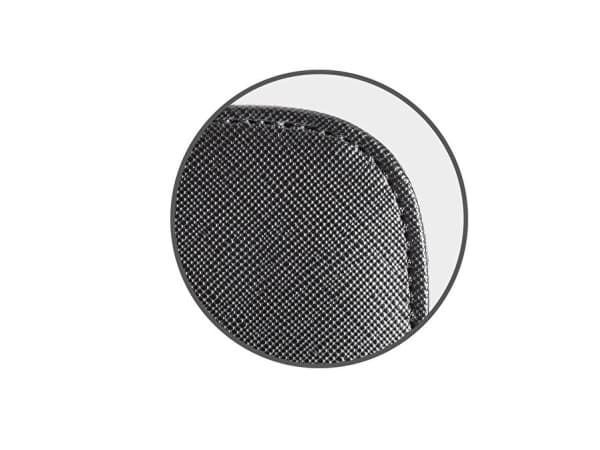 Wedo 58 6401, Lær, Sort, A4, 3 lommer, Visittkort, Papir, 250 mm