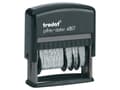 Miniatyrbild 4 av 4: Trodat Printy 4817 - Stämpel - självinfärgning - svart - lagertext, datum - 3.8 mm - 50 mm bredd