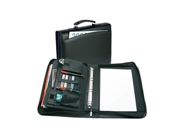 Wedo 58 3001, Läder, Svart, A4, Visitkort, 355 mm, 65 mm