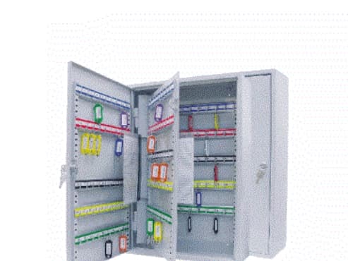 Wedo Key Cabinet for 150 Keys, Grå, Stål