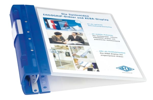 Wedo 58 28003, A4, Sininen, Läpinäkyvä, 280 mm, 313 mm, 1 kpl