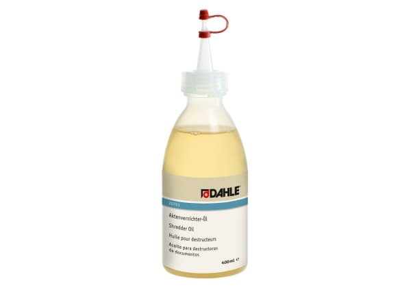Specialolie til dokumentmakulatorer DAHLE 20793, flaske, 400 ml