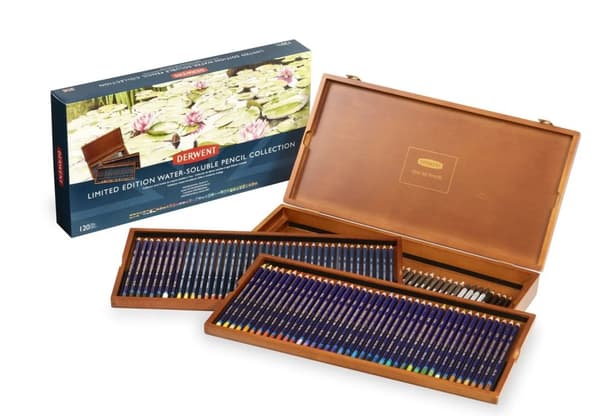 Derwent limited edition wooden box 120 dele