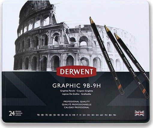 Derwent Graphic blyanter 24stk sæt