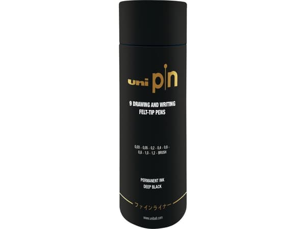 Uni Pin the tube 9 nip sizes