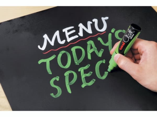 Whiteboard- og Chalkmarker Uni Chalk PWE-8K 4stk 8mm