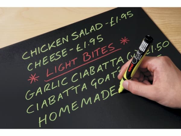 Whiteboard- og Chalkmarker Uni Chalk PWE-8K 4stk 8mm